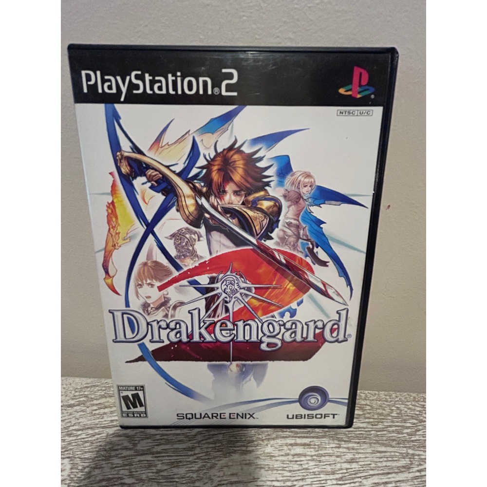 Drakengard 2 PS2 PlayStation 2 Square Enix Ubisoft SLUS 21373 RPG Game Disc Case